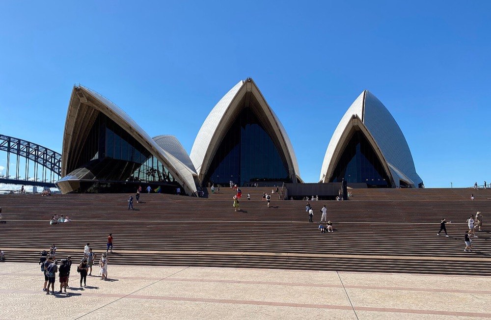 The Opera House steps